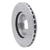 621-47050L Drilled Brake Rotor [Silver], 2014-2019 GM, Position: Front Left - image 3