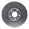 621-47050L Drilled Brake Rotor [Silver], 2014-2019 GM, Position: Front Left - image 4