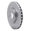 621-47050R Drilled Brake Rotor [Silver], 2014-2019 GM, Position: Front Right - image 3