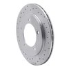621-47060L Drilled Brake Rotor [Silver], 1999-2004 Multiple Makes/Models, Position: Front Left - image 3