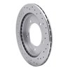 621-47060L Drilled Brake Rotor [Silver], 1999-2004 Multiple Makes/Models, Position: Front Left - image 4