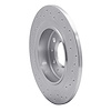 621-47075L Drilled Brake Rotor [Silver], Fits Select GM, Position: Rear Left - image 1