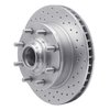 621-48004R Drilled Brake Rotor [Silver], 1971-1995 Multiple Makes/Models, Position: Front Right - image 3