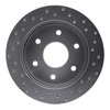 621-48008L Drilled Brake Rotor [Silver], 1988-2000 GM, Position: Front Left - image 4