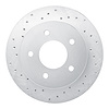 621-48019L Drilled Brake Rotor [Silver], 1990-2002 GM, Position: Front Left - image 1