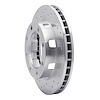 621-48064L Drilled Brake Rotor [Silver], 1971-1991 Multiple Makes/Models, Position: Front Left - image 1