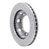 621-48064L Drilled Brake Rotor [Silver], 1971-1991 Multiple Makes/Models, Position: Front Left - image 3