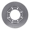 621-48064L Drilled Brake Rotor [Silver], 1971-1991 Multiple Makes/Models, Position: Front Left - image 4
