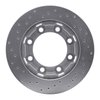 621-48064R Drilled Brake Rotor [Silver], 1971-1991 Multiple Makes/Models, Position: Front Right - image 2