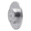 621-52003R Drilled Brake Rotor [Silver], 1984-1987 GM, Position: Rear Right - image 3
