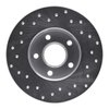 621-52003R Drilled Brake Rotor [Silver], 1984-1987 GM, Position: Rear Right - image 4