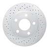 621-52011L Drilled Brake Rotor [Silver], 1997-2005 GM, Position: Front Left - image 1