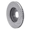 621-53002L Drilled Brake Rotor [Silver], 2003-2010 GM, Position: Front Left - image 3
