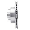 621-54014L Drilled Brake Rotor [Silver], 1974-1980 Ford/Lincoln/Mercury/Mazda, Position: Front Left - image 4