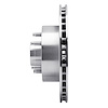 621-54014R Drilled Brake Rotor [Silver], 1974-1980 Ford/Lincoln/Mercury/Mazda, Position: Front Right - image 1