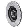 621-54014R Drilled Brake Rotor [Silver], 1974-1980 Ford/Lincoln/Mercury/Mazda, Position: Front Right - image 2