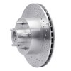 621-54014R Drilled Brake Rotor [Silver], 1974-1980 Ford/Lincoln/Mercury/Mazda, Position: Front Right - image 4