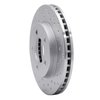 621-54029R Drilled Brake Rotor [Silver], 1970-1993 Ford/Lincoln/Mercury/Mazda, Position: Front Right - image 2