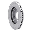 621-54056R Drilled Brake Rotor [Silver], 2005-2010 Ford/Lincoln/Mercury/Mazda, Position: Front Right - image 1