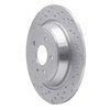 621-54072L Drilled Brake Rotor [Silver], 2013-2020 Ford/Lincoln/Mercury/Mazda, Position: Rear Left - image 2
