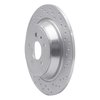 621-54072R Drilled Brake Rotor [Silver], 2013-2020 Ford/Lincoln/Mercury/Mazda, Position: Rear Right - image 2
