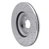 621-54073R Drilled Brake Rotor [Silver], 2013-2020 Ford/Lincoln/Mercury/Mazda, Position: Front Right - image 4