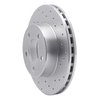 621-54144R Drilled Brake Rotor [Silver], 1995-2002 Ford/Lincoln/Mercury/Mazda, Position: Front Right - image 3