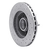 621-54165R Drilled Brake Rotor [Silver], 1998-2002 Ford/Lincoln/Mercury/Mazda, Position: Front Right - image 1