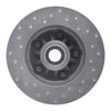 621-54165R Drilled Brake Rotor [Silver], 1998-2002 Ford/Lincoln/Mercury/Mazda, Position: Front Right - image 4