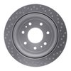 621-54189L Drilled Brake Rotor [Silver], 2004-2011 Ford/Lincoln/Mercury/Mazda, Position: Rear Left - image 3