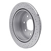 621-54189R Drilled Brake Rotor [Silver], 2004-2011 Ford/Lincoln/Mercury/Mazda, Position: Rear Right - image 1