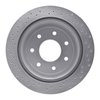 621-54189R Drilled Brake Rotor [Silver], 2004-2011 Ford/Lincoln/Mercury/Mazda, Position: Rear Right - image 3