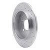 621-54194L Drilled Brake Rotor [Silver], 2005-2008 Ford/Lincoln/Mercury/Mazda, Position: Rear Left - image 2