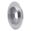 621-54194R Drilled Brake Rotor [Silver], 2005-2008 Ford/Lincoln/Mercury/Mazda, Position: Rear Right - image 3