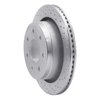 621-54218R Drilled Brake Rotor [Silver], 2012-2014 Ford/Lincoln/Mercury/Mazda, Position: Rear Right - image 4