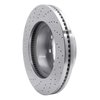 621-54223R Drilled Brake Rotor [Silver], 2012-2021 Ford/Lincoln/Mercury/Mazda, Position: Fr Right, Front Right - image 2