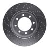 621-54223R Drilled Brake Rotor [Silver], 2012-2021 Ford/Lincoln/Mercury/Mazda, Position: Fr Right, Front Right - image 4