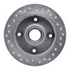 621-56001R Drilled Brake Rotor [Silver], 1987-1994 Ford/Lincoln/Mercury/Mazda, Position: Rear Right - image 3