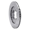 621-56002L Drilled Brake Rotor [Silver], 1988-1994 Ford/Lincoln/Mercury/Mazda, Position: Front Left - image 4