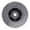 621-56008R Drilled Brake Rotor [Silver], 1979-1991 Ford/Lincoln/Mercury/Mazda, Position: Front Right - image 4