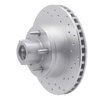 621-56011R Drilled Brake Rotor [Silver], 1990-1991 Ford/Lincoln/Mercury/Mazda, Position: Front Right - image 4