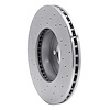 621-56016R Drilled Brake Rotor [Silver], 1998-2002 Ford/Lincoln/Mercury/Mazda, Position: Front Right - image 1