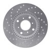 621-59022R Drilled Brake Rotor [Silver], 1992-1996 Acura/Honda, Position: Front Right - image 3