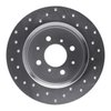 621-59031R Drilled Brake Rotor [Silver], 2001-2005 Acura/Honda, Position: Rear Right - image 2