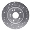 621-59032L Drilled Brake Rotor [Silver], 2005-2021 Acura/Honda, Position: Rear Left - image 4