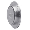 621-59044R Drilled Brake Rotor [Silver], 2001-2008 Acura/Honda, Position: Rear Right - image 1