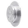 621-59047R Drilled Brake Rotor [Silver], 2002-2004 Acura/Honda, Position: Rear Right - image 1
