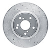621-59064R Drilled Brake Rotor [Silver], 2013-2021 Acura/Honda, Position: Front Right - image 1