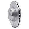 621-63033 Drilled Brake Rotor [Silver], 2000-2003 Mercedes-Benz, Position: Front - image 1