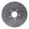 621-63036R Drilled Brake Rotor [Silver], 1997-1998 Mercedes-Benz, Position: Front Right - image 3